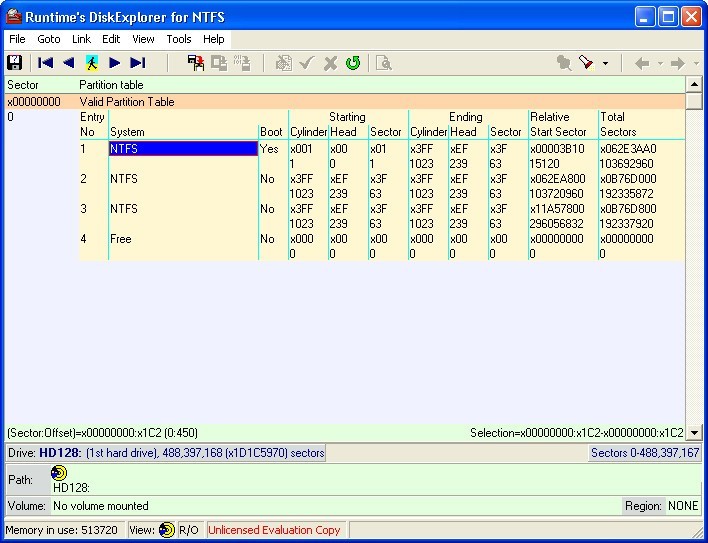 C ntfs trial version что значит