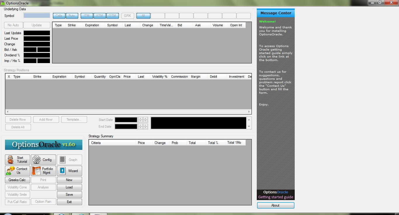 OptionsOracle - Screenshot #1