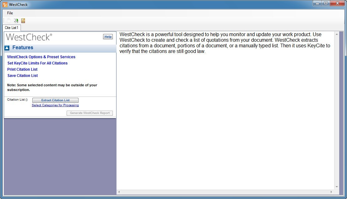 WestCheck - Screenshot #1