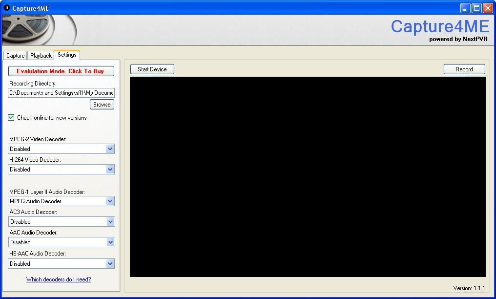 nextpvr no mpeg 2 decoder nextpvr no mpeg 2 decoder
