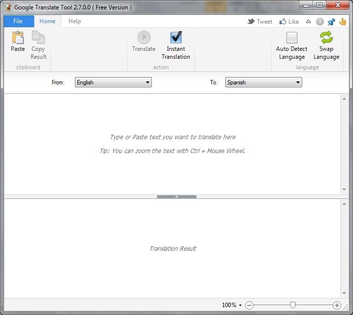 Google Translate Tool - Screenshot #3