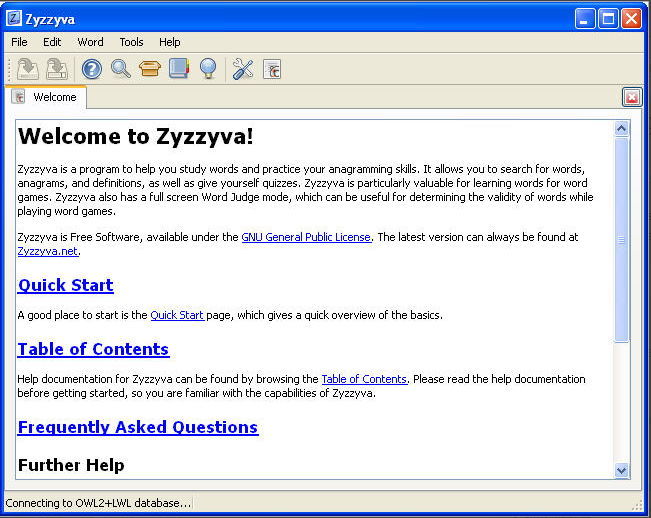 Zyzzyva - Screenshot #3