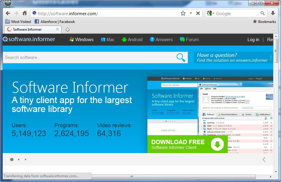 Alienforce - Screenshot #1