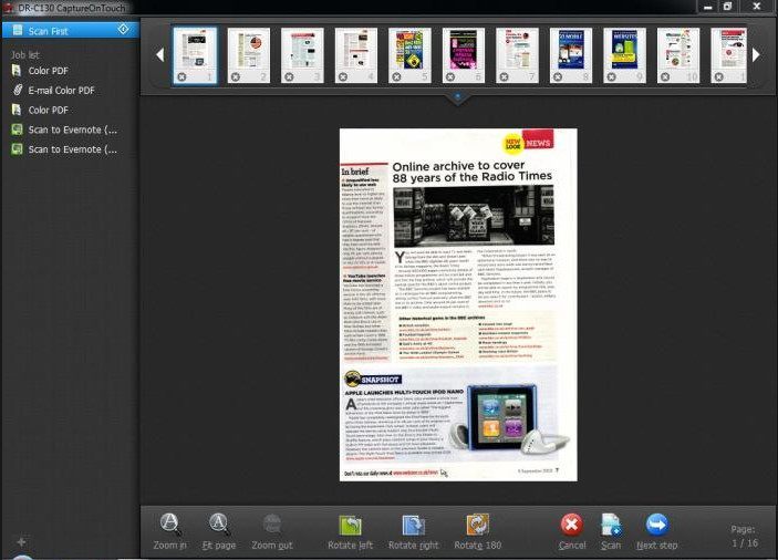 DR-C130 CaptureOnTouch - Screenshot #2