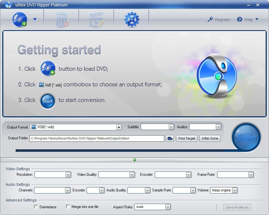 uRex DVD Ripper Platinum - Screenshot #14