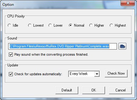 uRex DVD Ripper Platinum - Screenshot #12
