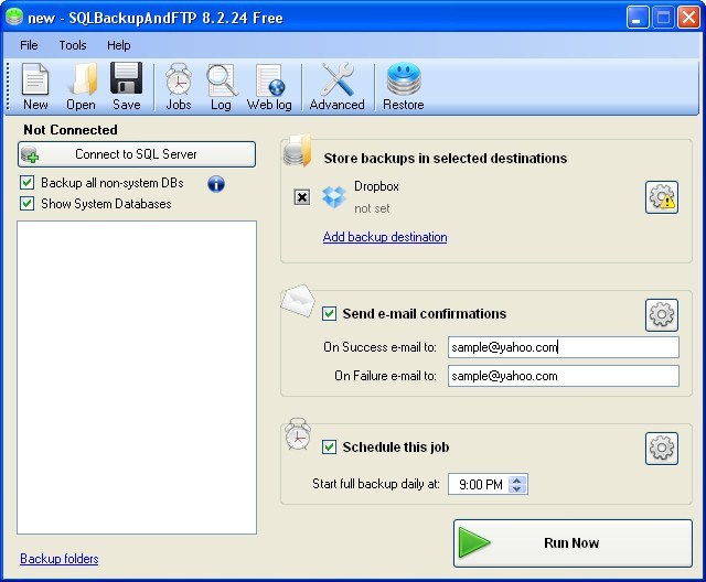SQL Backup аnd FTP - Screenshot #11