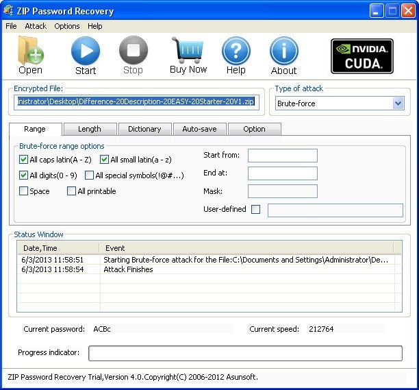 pakeysoft zip password recovery