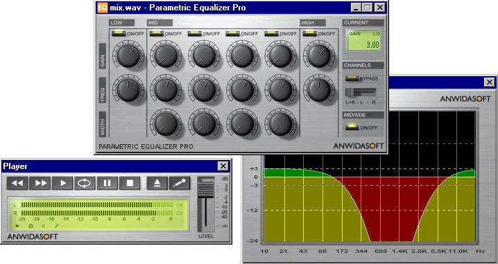 ANWIDA Soft Parametric Equalizer Pro - Screenshot #1