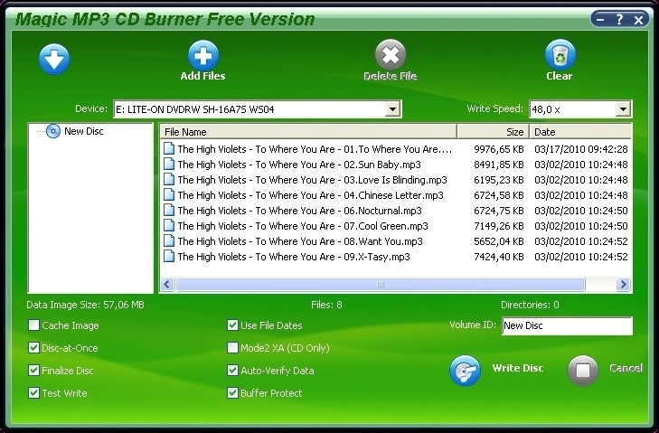 Magic MP3 CD Burner - Screenshot #2