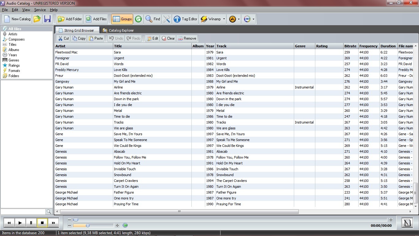 Audio Catalog - Screenshot #7