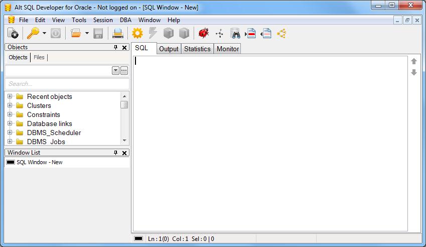 Alt SQL Developer for Oracle - Screenshot #1