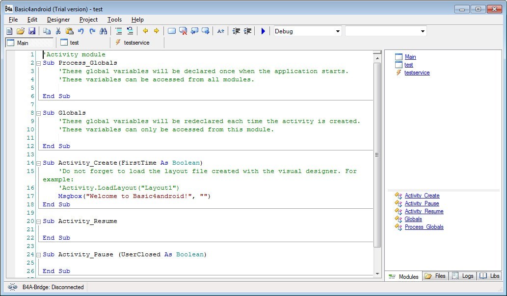 Basic4android - Screenshot #9