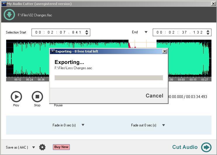 My Audio Cutter latest version Get best Windows software