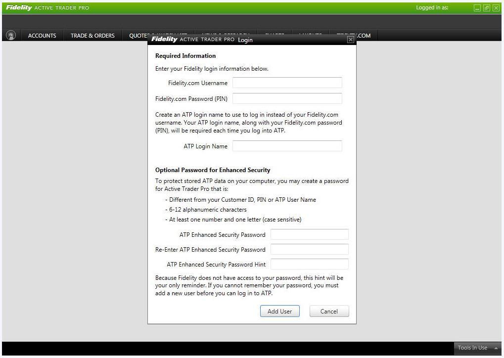 Fidelity Active Trader Pro - Screenshot #7