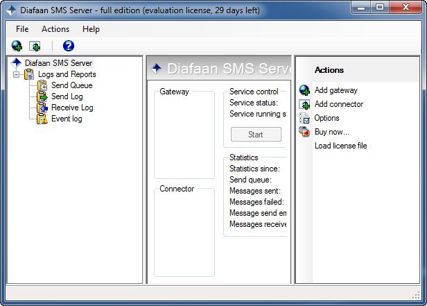 Diafaan SMS Server - Screenshot #6