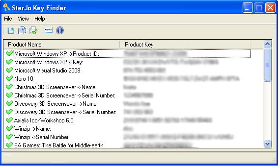SterJo Key Finder - Screenshot #6