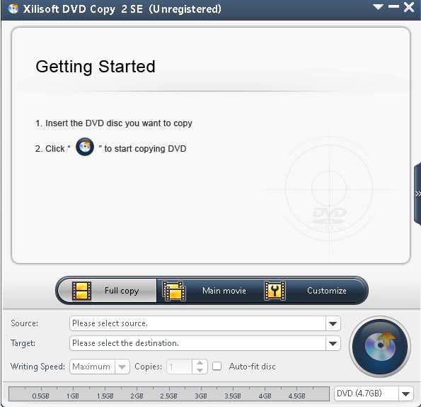 xilisoft dvd creator cutting start of video