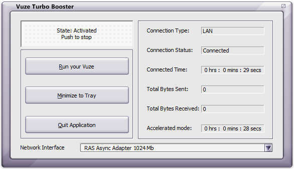 Vuze Turbo Booster - Screenshot #3