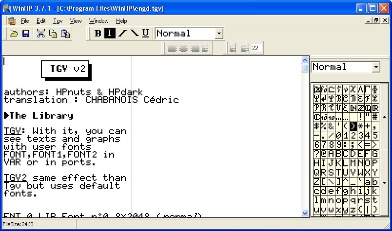 WinHP HP48/HP49 Editor - Screenshot #2