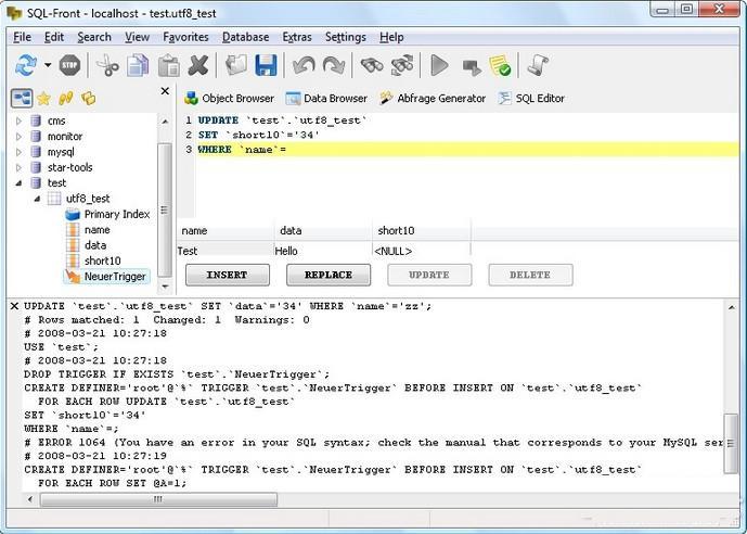 MySQL-Front - Screenshot #2