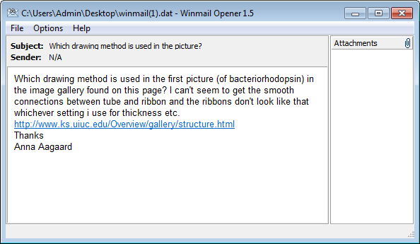 Winmail Opener - Screenshot #4