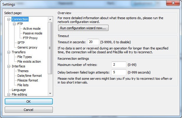 FileZilla Client - Screenshot #10