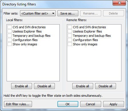FileZilla Client - Screenshot #8