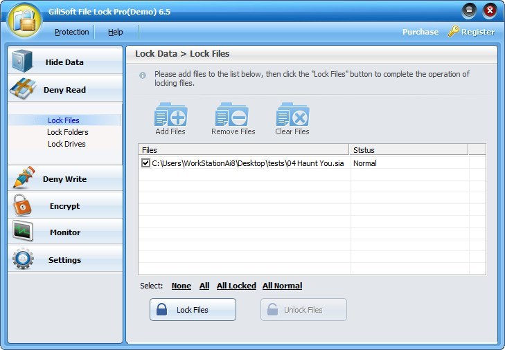 GiliSoft File Lock Pro - Screenshot #23