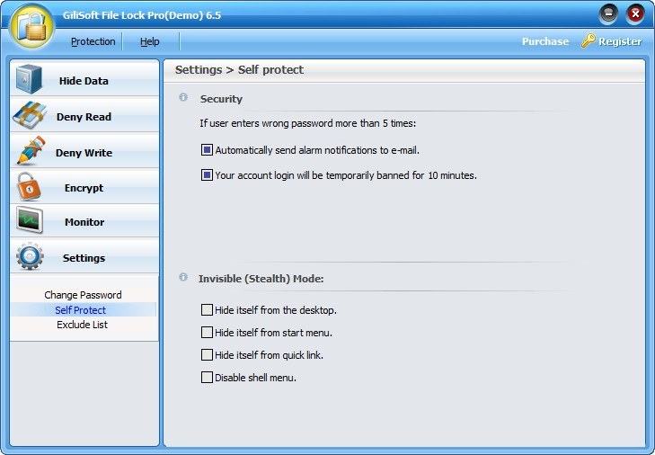 GiliSoft File Lock Pro - Screenshot #21