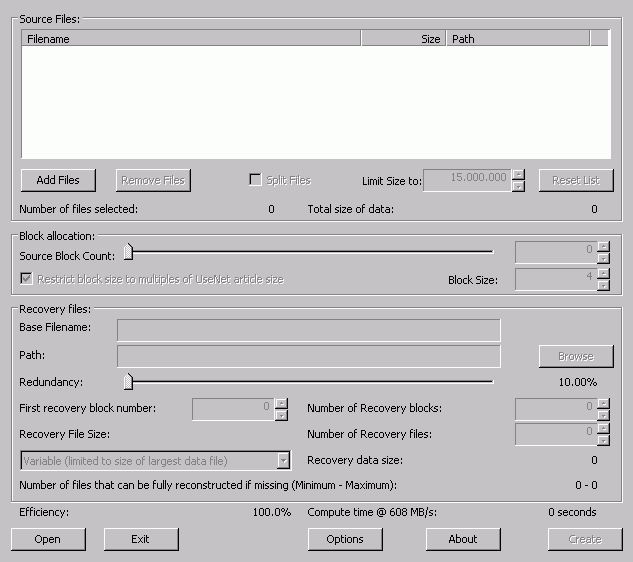 QuickPar - Screenshot #5