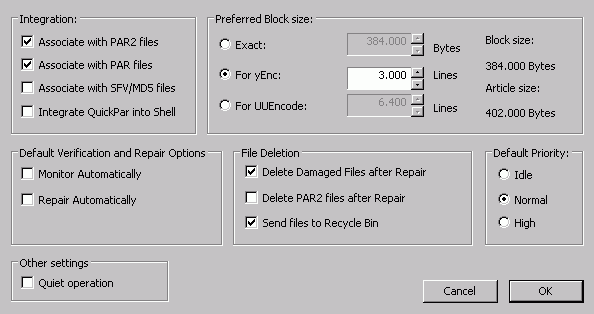 QuickPar - Screenshot #4