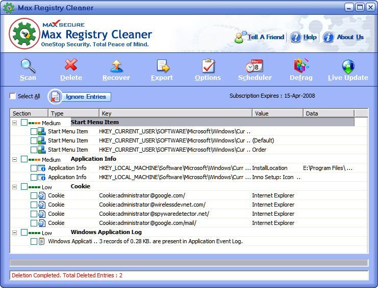 free registry cleaner windows 10 64 bit