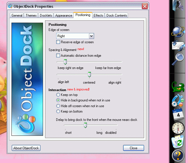 ObjectDock - Screenshot #9
