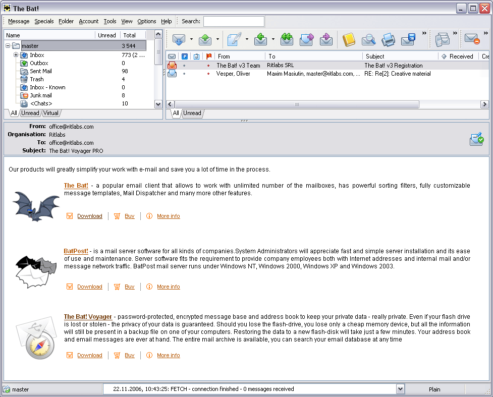 The Bat! - Screenshot #19