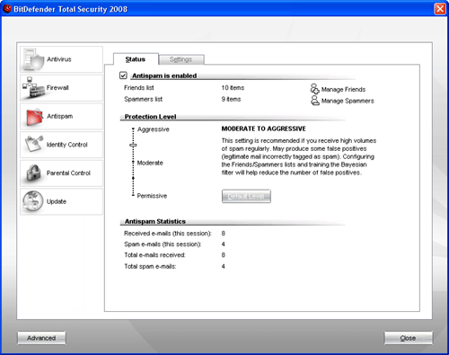 BitDefender Total Security - Screenshot #12