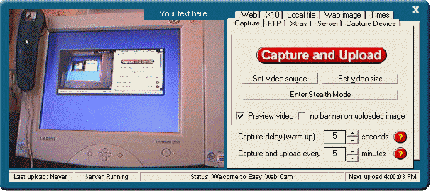 Easy Web Cam - Screenshot #5