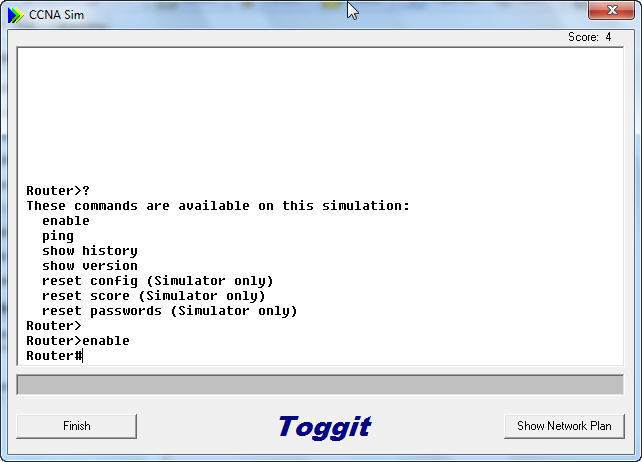 Toggit Router Simulator - Screenshot #2