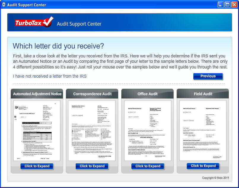 Audit Support Center - Screenshot #1