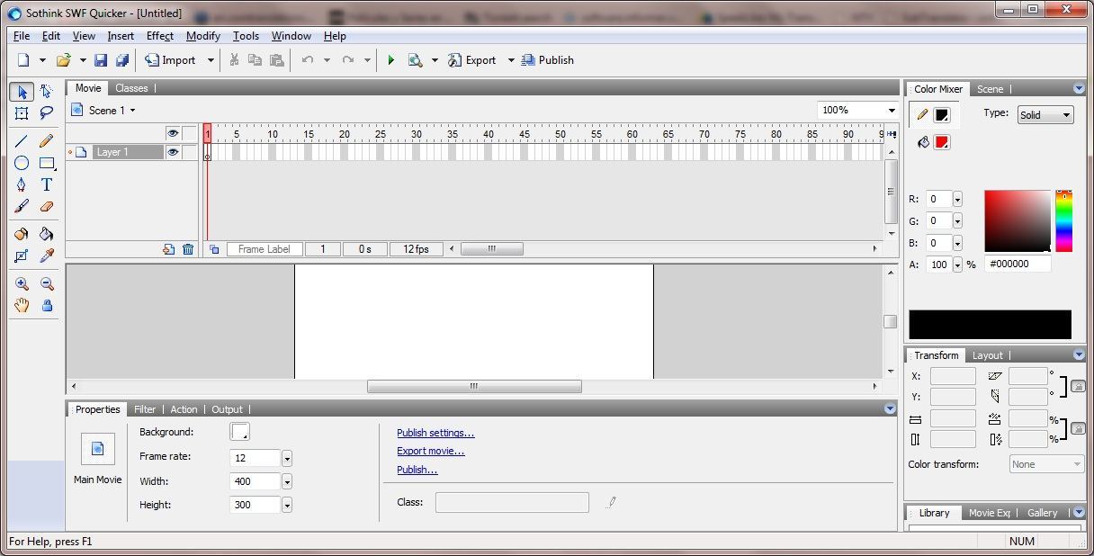 Sothink SWF Quicker - Screenshot #1
