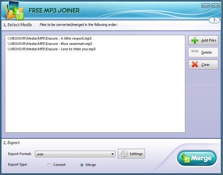 Free MP3 Joiner - Screenshot #20