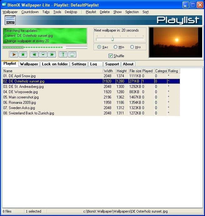 BioniX Wallpaper Changer latest version Get best Windows software