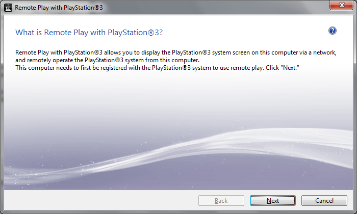 VAIO - Remote Keyboard with PlayStation3 - Screenshot #1
