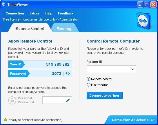 teamviewer free for personal use