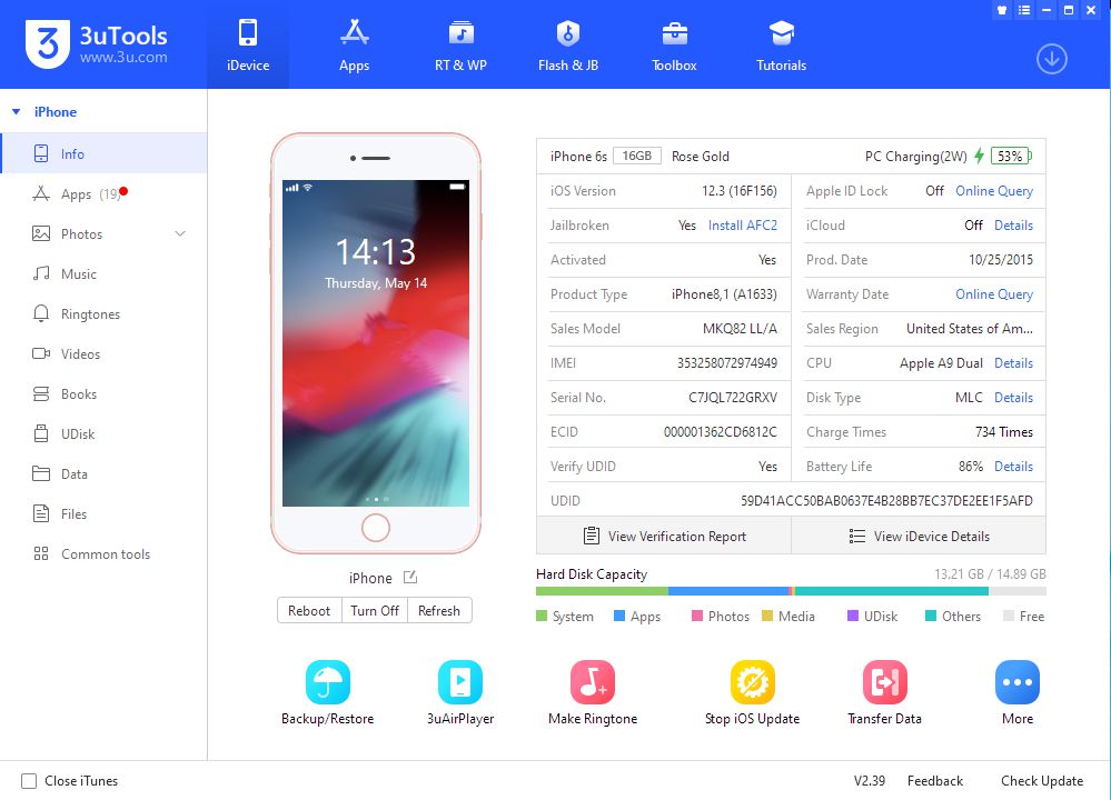 for iphone download 3utools 3.03.017 free
