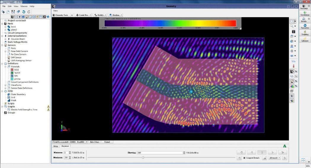 XFDTD - Screenshot #1
