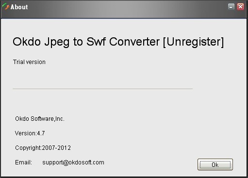 Okdo Jpeg to Swf Converter - Screenshot #4