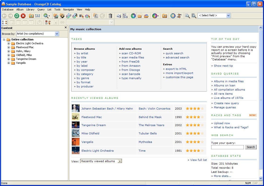 OrangeCD Suite - Screenshot #1