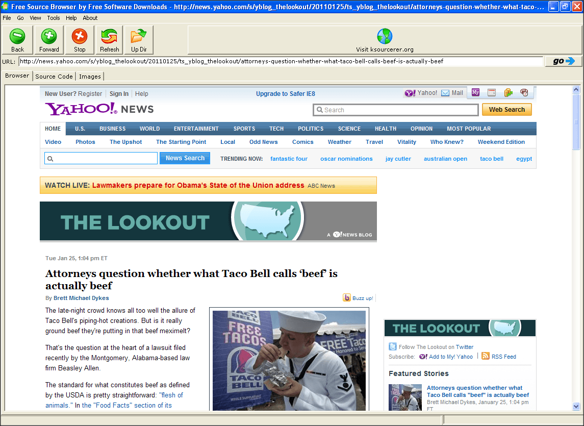 Free Source Browser Full - Screenshot #3