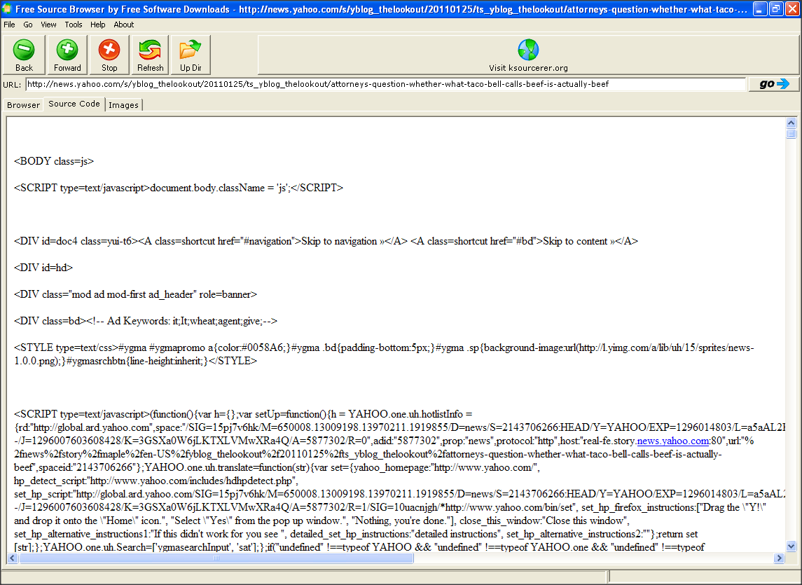 Free Source Browser Full - Screenshot #2